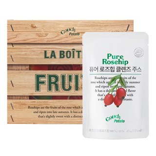 카우치포테이토 퓨어 로즈힙 클렌즈 주스, 1개, 10회분