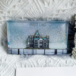 小擺件 銹湖遊戲銹湖旅館雪景長款流沙麻將遊戲週邊立牌生日禮物