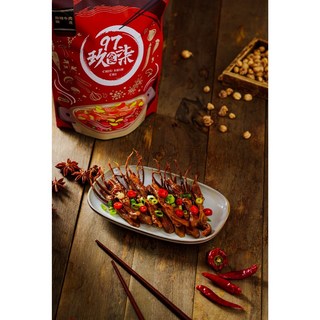 【玖食柒食堂】原味、辣味川式油滷系列_油滷櫻桃鴨翅、油滷鴨舌、油滷花生、油滷薄豆干、油滷鳳爪；嘴饞必備品, 1個, 原味鴨舌