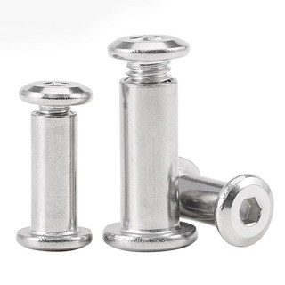 NACX 5/16(8mm) 나사 포스트 수컷 M6 x 35mm 바인딩 볼트 패스너 304 스테인리스 스틸 10세트