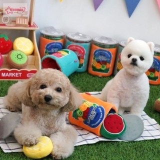 [패리스독]후르츠 캔간식놀이 토이 이갈이 인형