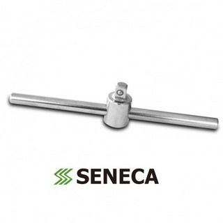 SENECA 全尺寸滑桿T型滑桿套筒工具組，含1/4/ 3/8/ 1/2/ 3/4/ 1/多種規格，適用於汽車維修、機械維護及家庭修繕, 1/2"