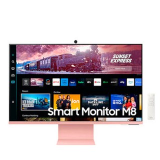 삼성 스마트 모니터 M8 핑크 상세 이미지