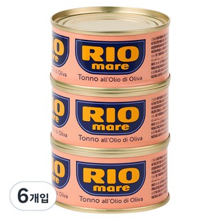 RIO mare 橄欖油漬鮪魚罐頭, 80g, 6罐