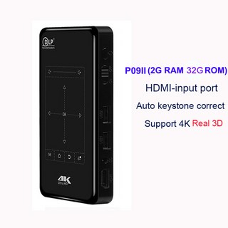 SmartIdea 휴대용 미니 3D LED 프로젝터 안드로이드 9.0 5000mAh 배터리 와이파이 BT DLP 1080P 비머 지지, 01 AU 플러그, 01 빠른, 02 2G 32G