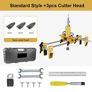 목재 문짝 장착 오프너 몰드 특수 공구 펀칭 세트, 01 3 CUTTER