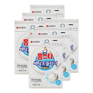엘지 홈스타 세탁조 클리너 버블워시, 6개, 100g
