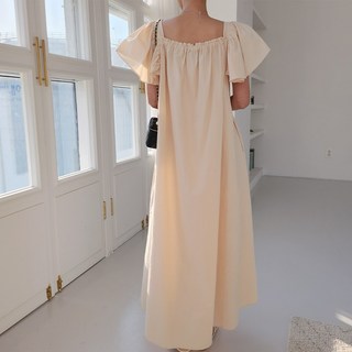 하이데일리 비스 린넨 롱원피스