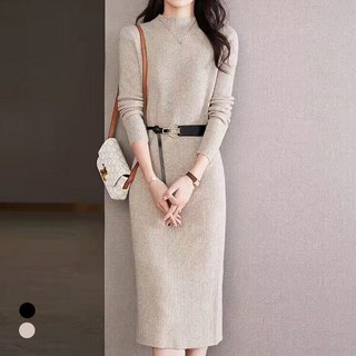 [클라셰] 시크벨트니트원피스+벨트SET_B5F0176