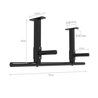 턱걸이바 가정용 어깨넓어지는운동 홈짐 집에서철봉 02. K150B-2 실버 곡선, 전직선봉 스윙용 작은 고리 포함 B, 1개, 1kg
