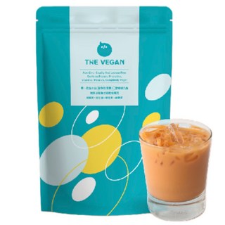 the vegan樂維根 植物性分離大豆蛋白 優蛋白 奶茶口味, 1kg, 1袋