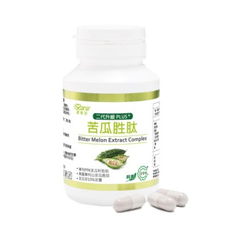 iSSana 愛善那 專利苦瓜胜肽純素膠囊, 1個, 1瓶(60顆)