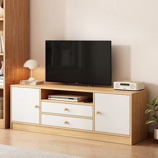 FONOW tv장식장 다용도 모던 서랍장 거실장 수납장, 노란색