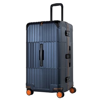 (買一送3) Departure《煞車款 異形鋁框箱》29吋異形箱橘邊 胖胖箱/行李箱-3色 HD515S29