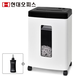 현대오피스 페이퍼프랜드 저소음 문서세단기 PK-7016CX(+세단기오일) 12매 가정용 사무용 파쇄기, 혼합색상, PK-7016CX