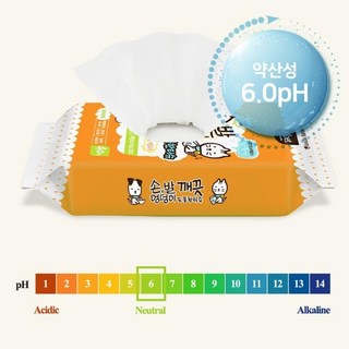 고양이 피모케어 도톰한 빅사이즈 물티슈 새끼고양이 귀청소 노령묘 발바닥 보습성분함유 오줌냄새 냥냥이, 1개