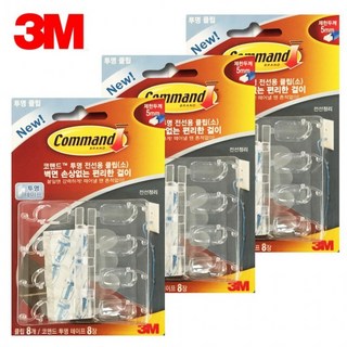 5mm 투명 쓰리엠 랜선 선 정리 클립 24개, 1개