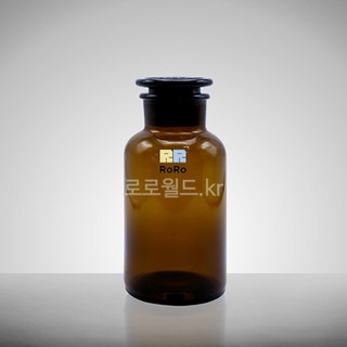 시약병 광구 갈색 500ml/과학 실험 키트 교구 도구 만들기