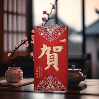 2026新款燙金紅包袋，新年祝賀，結婚送禮, 1個, blingbling款  可喜可賀,6個一包