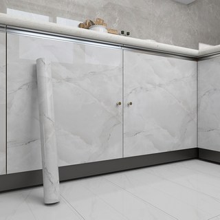 가려거든 바닥 벽면 간편부착 붙이는벽지, 라이트그레이