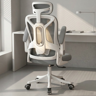 SUNDI 컴퓨터의자 고급 사무실 편안한 가정용 SD-HS908, 그레이