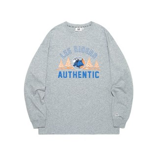 [국내매장품] LEE 타이포 그래픽 긴팔 티셔츠 그레이