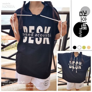 검회백스타일 여성용 국내제작 박스데스크후드반팔 티셔츠 포인트 영문 레터링 루즈핏 반팔 라운드넥 빅사이즈 데일리룩 일상룩 홈웨어 해변가 해외여행 젊줌마 캐주얼