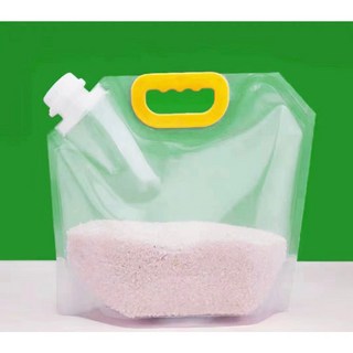 收納密封分裝手提袋 飼料雜糧適用 自立式廚房收納, 大, 1個, 大