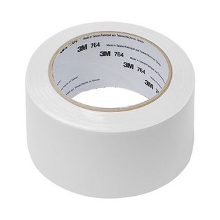 3M 764 컬러 바닥라인 표시 테이프 33M, 1개, 백색