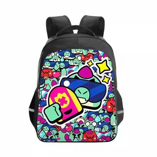 GOYES 브롤스타즈 어린이 백팩 캐릭터 책가방 대용량 남아 여아 가방