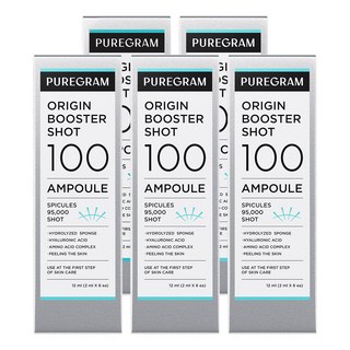 퓨어그램 오리진 니들 피부결 & 모공개선 & 각질케어 부스터샷 100앰플 5BOX, 30개, 2ml