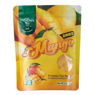 Thairaya 말린 망고 2268g8온스 마고 슬라이스 - 과일 스낵 저설탕 재사용 가능한 백 한 간식 비건 부드럽고 육즙이 많은 스위트 [호환], Thairaya 말린 망고 2268g8온스 마고 슬라이