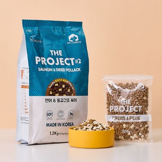 펫러닝 전연령 강아지 기호성 좋은 동결건조 소프트 사료, 연어+황태, 1.2kg, 1개