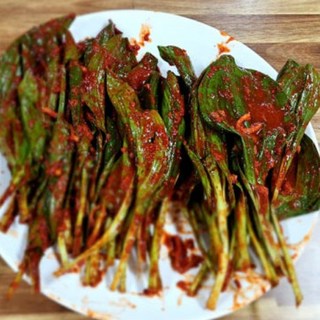 Fresh 우수상김치 솜씨가 강원도 영월 해발 1000미터 명이 나물 김치, 1개, 2kg