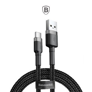 Baseus 卡福樂Lightning、Type-C (支援iPhone 15以上)傳輸線2.4A大電流 耐用高密編織, 紅/紅｜Lightning,50cm, 1個