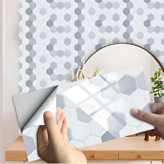 오드리 접착식 현관 주방 바닥 벽 붙이는 데코 타일 시트지, 23 (15cm x 30cm 10장)