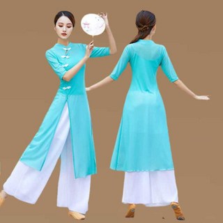 베트남 의상 아오자이 오리엔탈 전통의상 동남아 무대