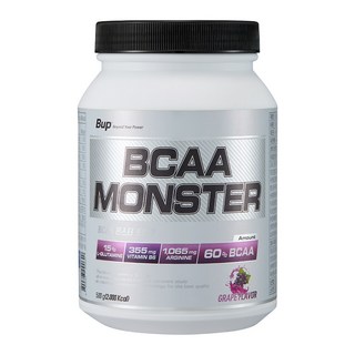 BUP BCAA몬스터 포도맛 헬스보충제 아미노산 BCAA, 500g, 1개