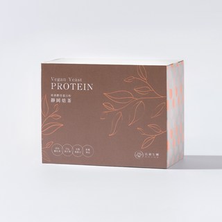 【WOHOW伍澔生醫】純素酵母蛋白粉丨日本靜岡焙茶 酵母益生菌 藻紅素 蝦紅素 酵母B群 酵母D2 酵母鋅 海洋鎂 維生素E, 1個, 1盒共15入