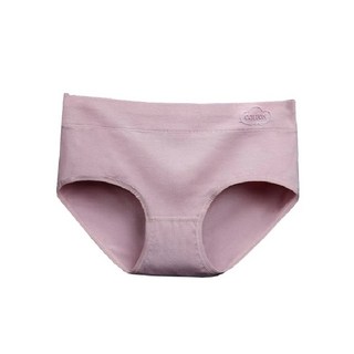 石墨烯內褲 中腰彈性吸濕排汗內褲 M-2XL, 淺豆沙,M