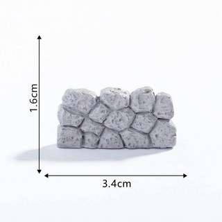 日皇 微景觀迷你柵欄圍欄，台灣現貨石頭木柵欄，娃娃屋裝飾園藝盆栽造景, 5號柵欄