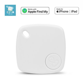 防丟器 全球定位器 GPS追蹤器 支援蘋果 Find my app 老人/兒童/寵物定位器 AirTag同款, 1個, 白色