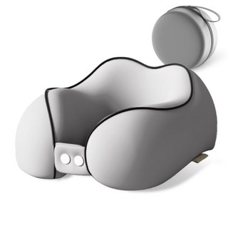 메종드리빙 [신상] 고급 편안한 고밀도 EVA 케이스 포함 심플 베이직 3D U자형 메모리폼 기내용 여행용 목베개