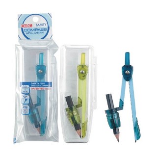 COX 三燕 鉛筆型安全圓規 顏色隨機/支 D-800，學生繪圖必備，安全易用, 1個