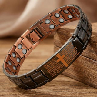 맬슨 고급 십자가팔찌 자석 패션 악세사리 선물 주기도문