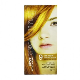 CB 고급 후루츠왁스 진주펄9호금빛황갈 염색약 새치머리 멋내기 미장센 과일나라 K뷰티 MZ 유행 K드라마 연예인 한국 스타일 미용 추천, 9호금빛황갈, 1개