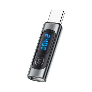 Essager 디스플레이 PD C타입 to C타입 OTG 젠더, 1개, 다크그레이