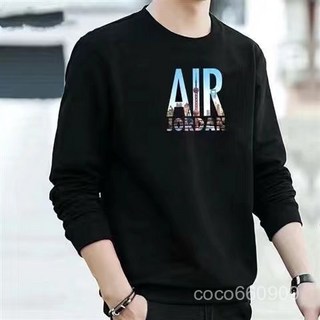 加絨保暖衛衣男士潮流寬鬆長袖T恤秋冬新款舒適保暖