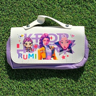 케이팝 데몬헌터스 필통 파우치 대용량, 1개, 루미퍼플