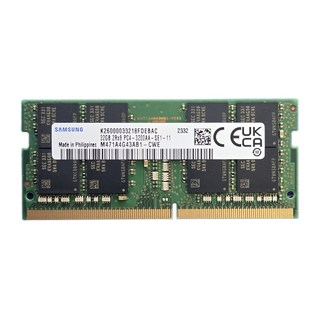 삼성전자 32GB DDR4 3200 PC4-25600 노트북용 메모리 23년32주차 은박지 포장